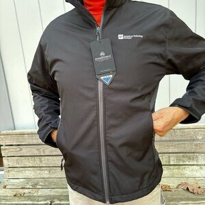STORMTECH Performance Windbreaker—Mens L—Black—Durable Water Repellent (DWP)—NWT